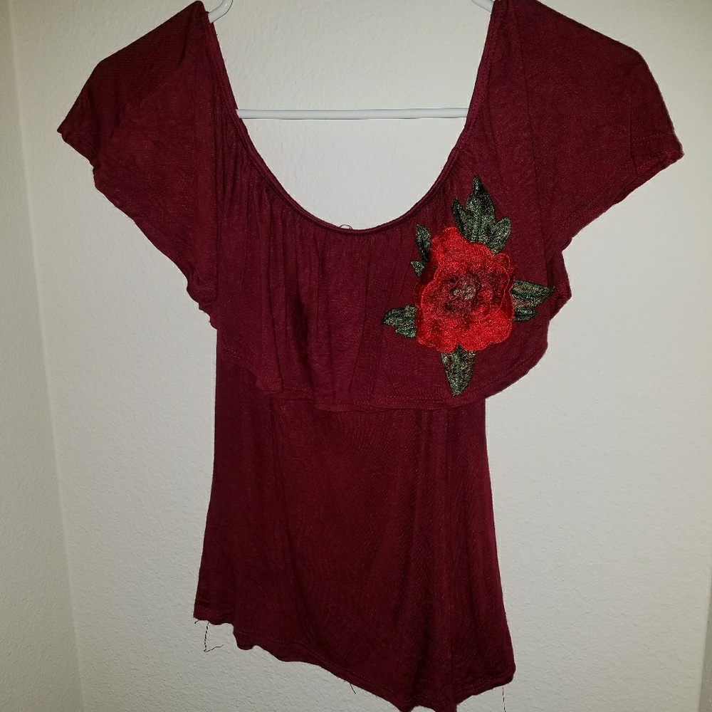 Off the shoulder shirt